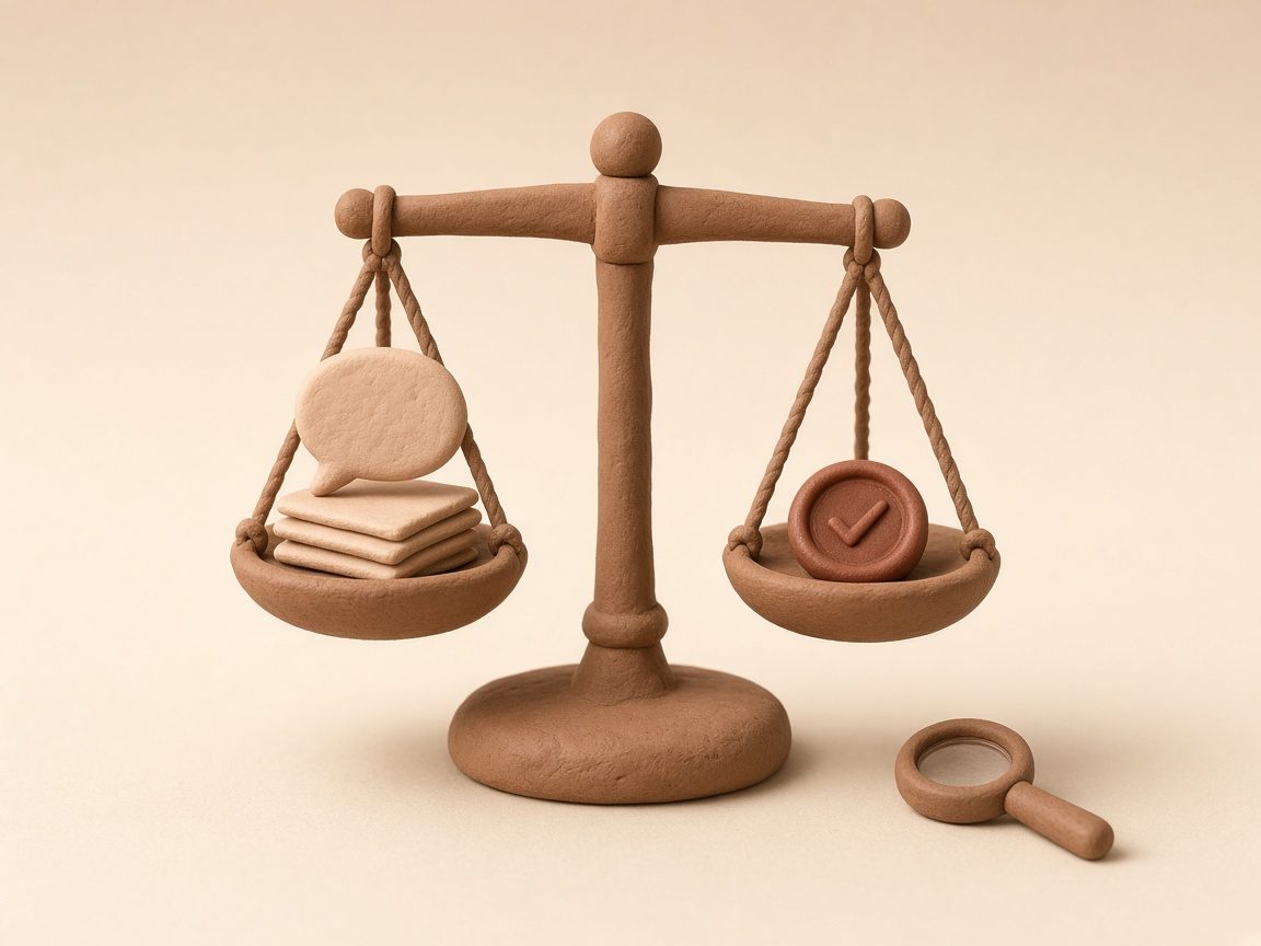 Scales, in clay